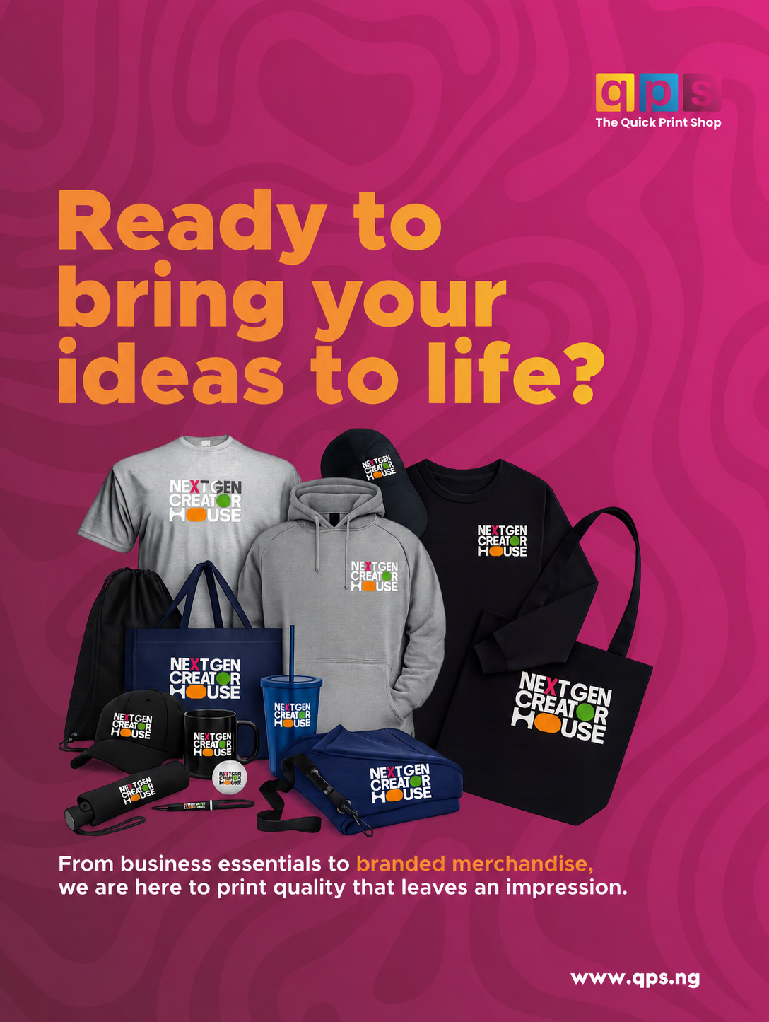 Ready to bring your ideas to life? From business essentials to branded merchandise, we are here to p...