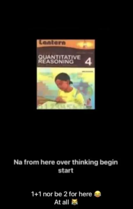 If u never jam quantitative reasoning questions ehn.....u no been go school ππ
#LekeeLekee
#Tren...