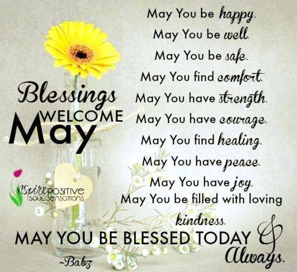 Wishing you all a successful month of May 2026