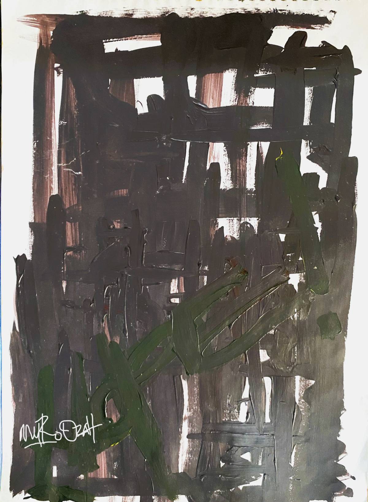 When it all falls down, keep the hope going.
Title: Hope
Medium: Acrylic on paper
Artist: Myro Ozah...