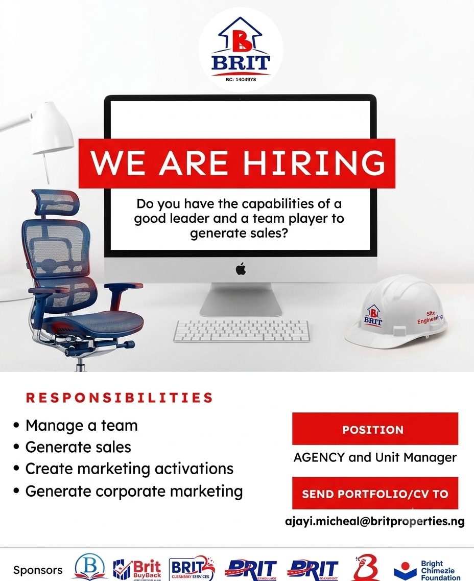 Are you in Delta state capital Asaba or its environment, this is a One time life opportunity to join...