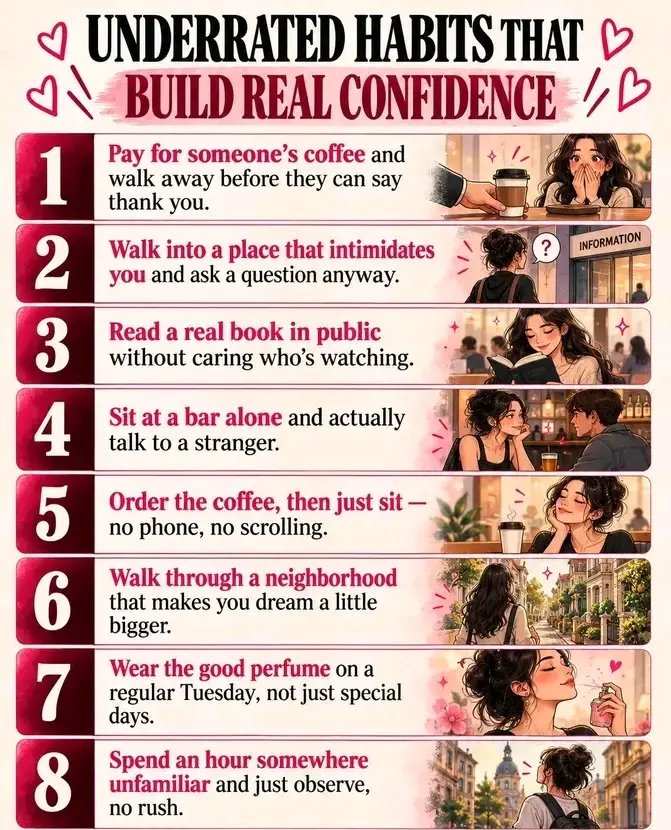 Underrated habits that build real confidence