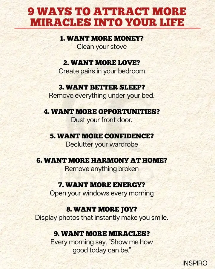 9 ways to attract miracles in to your life