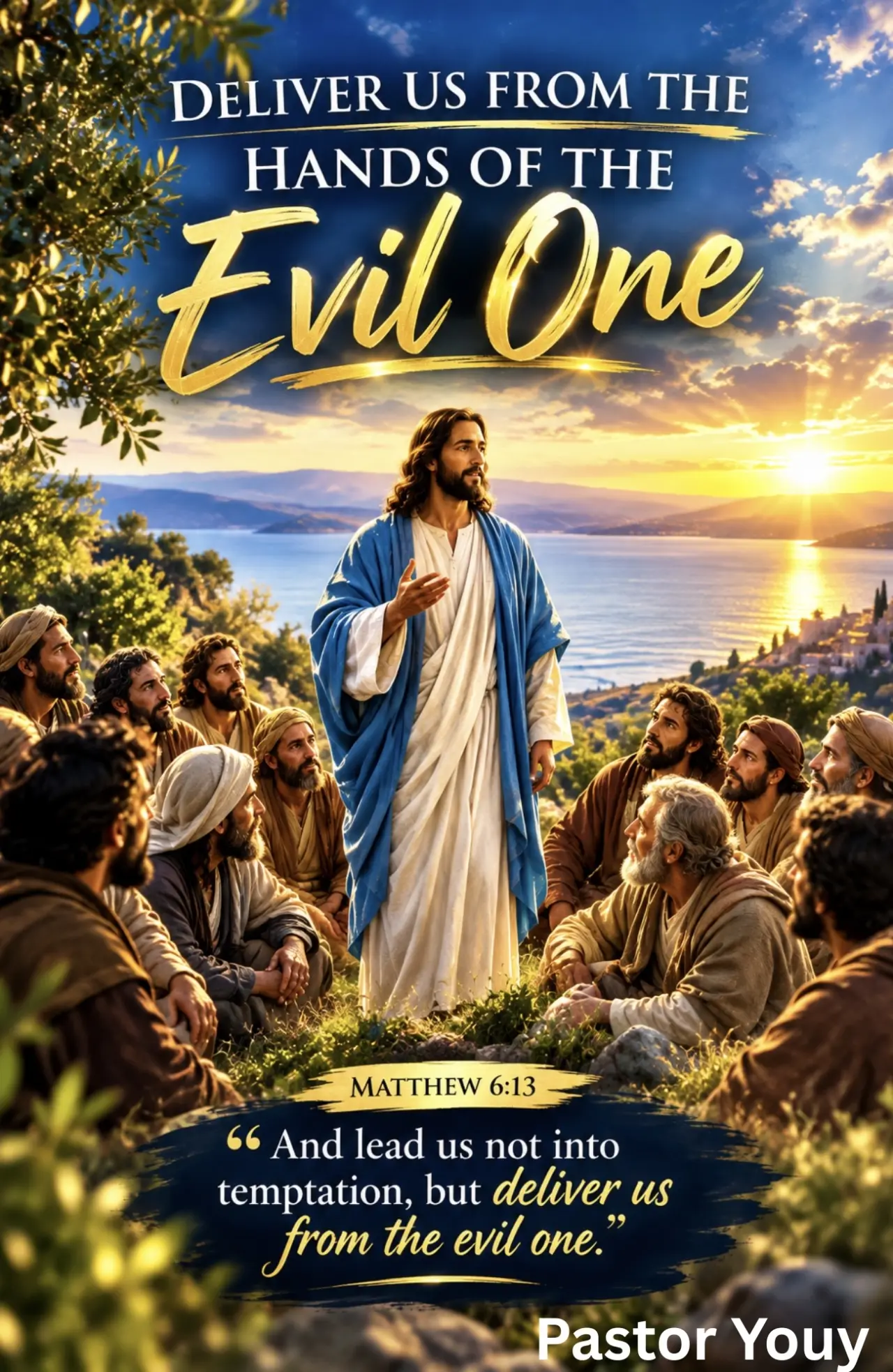 DELIVER US FROM THE HANDS OF THE EVIL ONE
Matthew 6:13
“And lead us not into temptation, but delive...