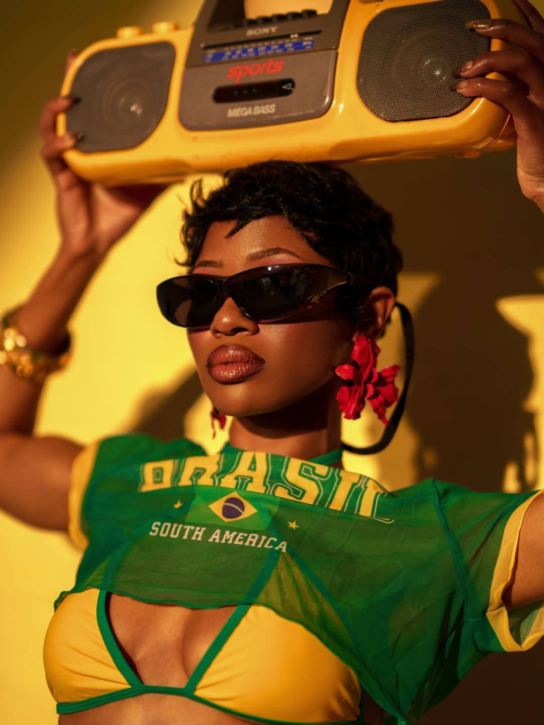 Nigerian model, media host at Rolling Stone Africa and founder of Ojije Lifestyle, Chiamaka Offorjeb...
