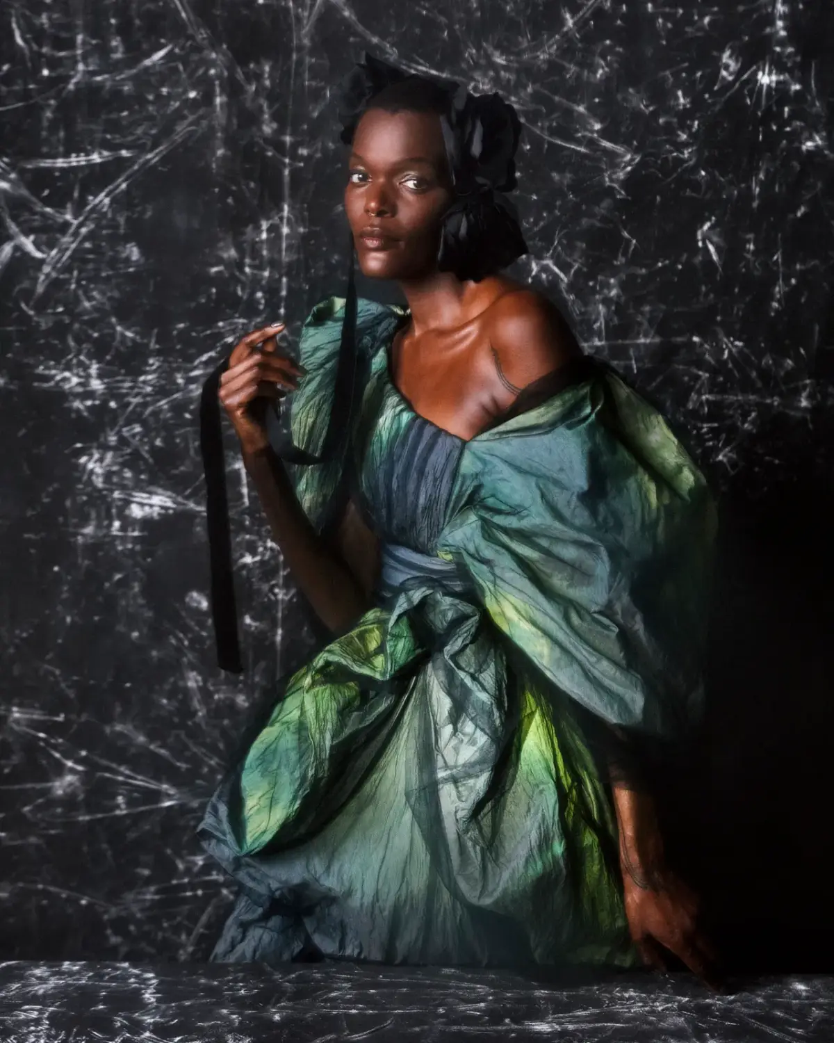๐ Ugandan-British actress, singer, playwright and composer Sheila Atim wearing Erdem for British Vo...