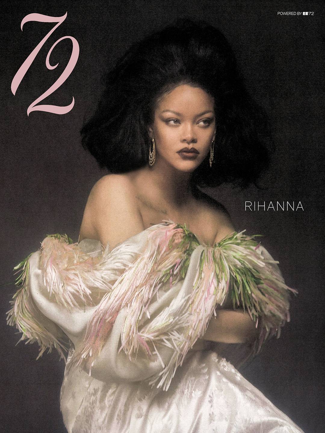 π Rihanna graced the Summer 2026 cover of EE72 magazine, serving a striking set of images photograp...