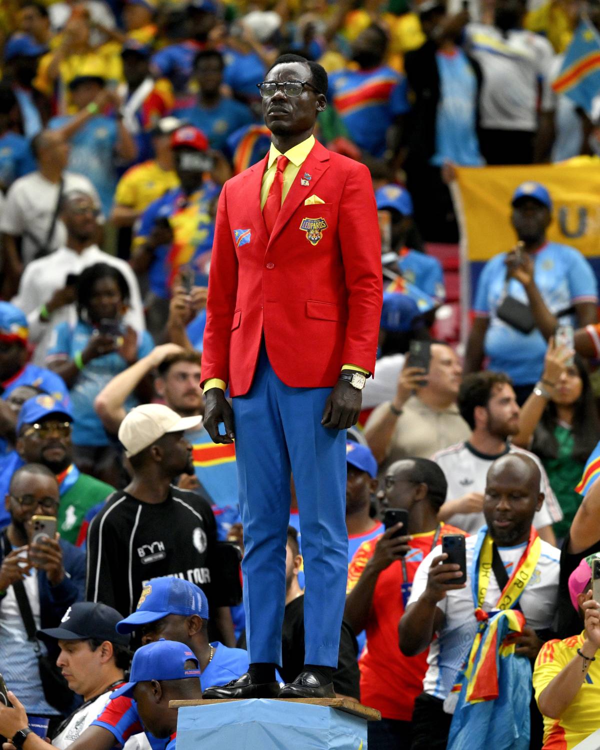 Michel Nkuka Mboladinga, known to the world as Lumumba VEA, has finally arrived at the #FIFAWC2026 a...