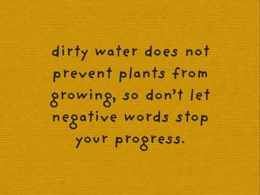 Keep blooming, no matter what surrounds you. ๐