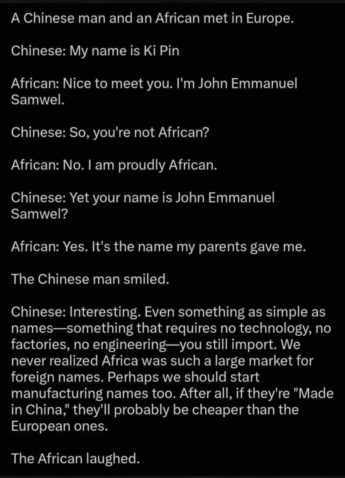 Post by Omoniyi Abiola