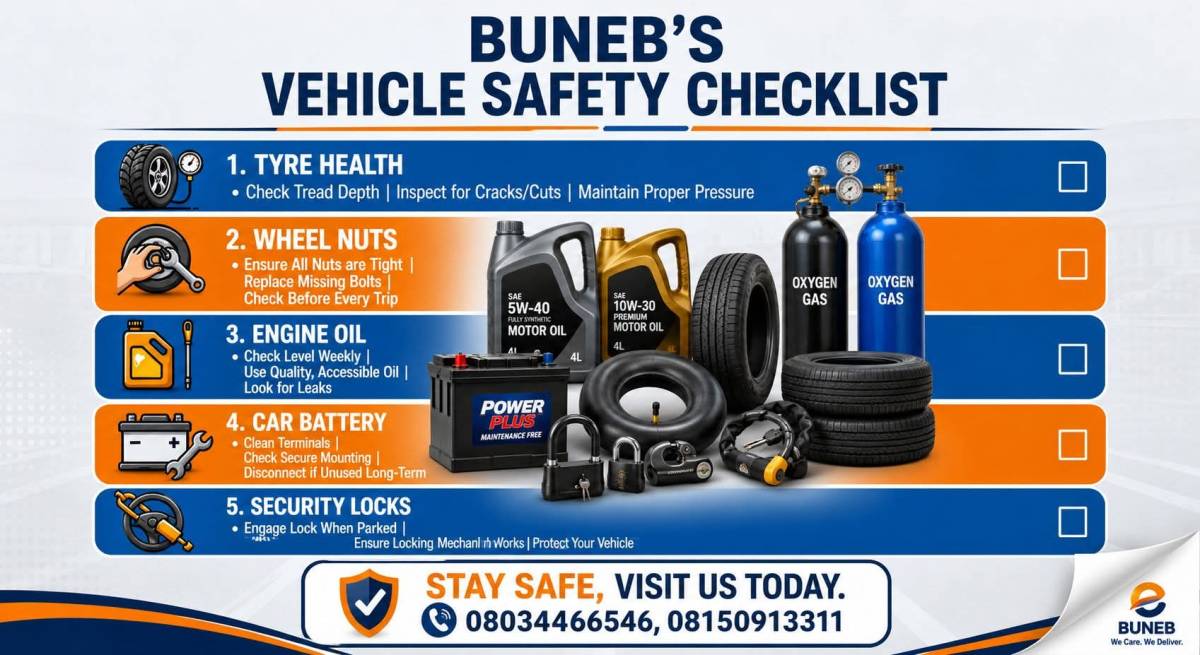 We want everyone in the Ile-Ife community to stay safe on the road. Neglecting small things like tyr...