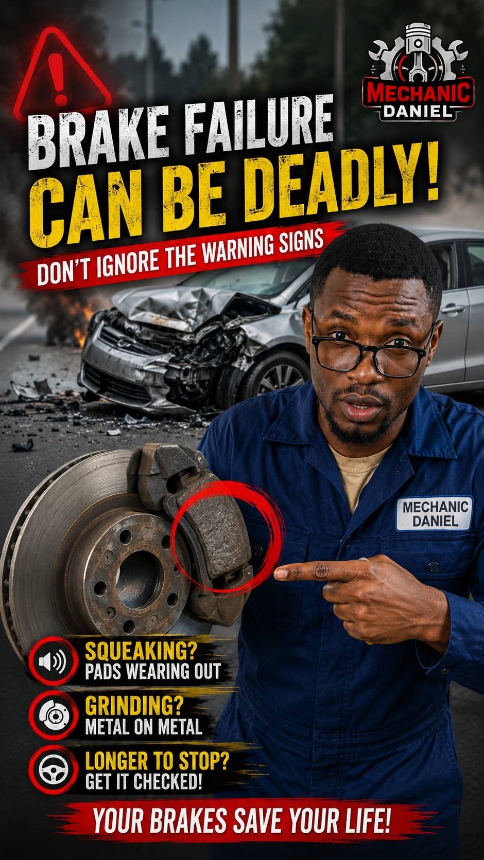 ๐จ๐ Don't Ignore the Warning Signs from Your Brakes
Your brakes are one of the most important safe...