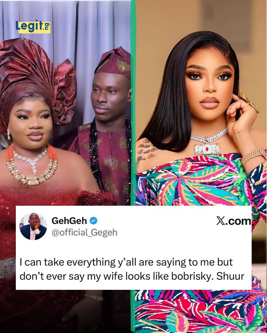 Content creator GehGeh breaks his silence after photos and clips from his secret wedding went viral,...