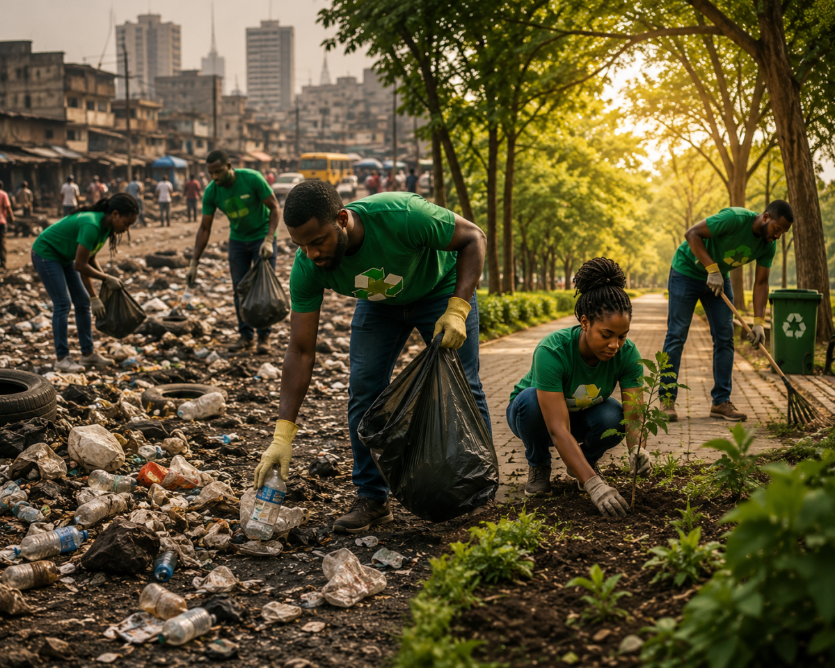 Clean environments rarely happen without committed people.