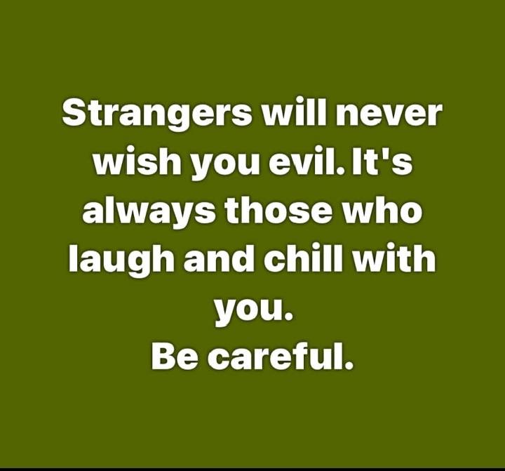 Be careful ๐