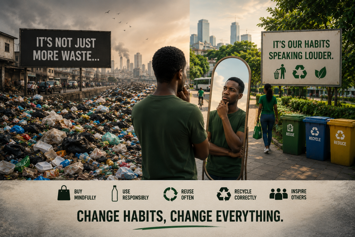 I don't think waste is increasing. I think our habits are speaking louder.