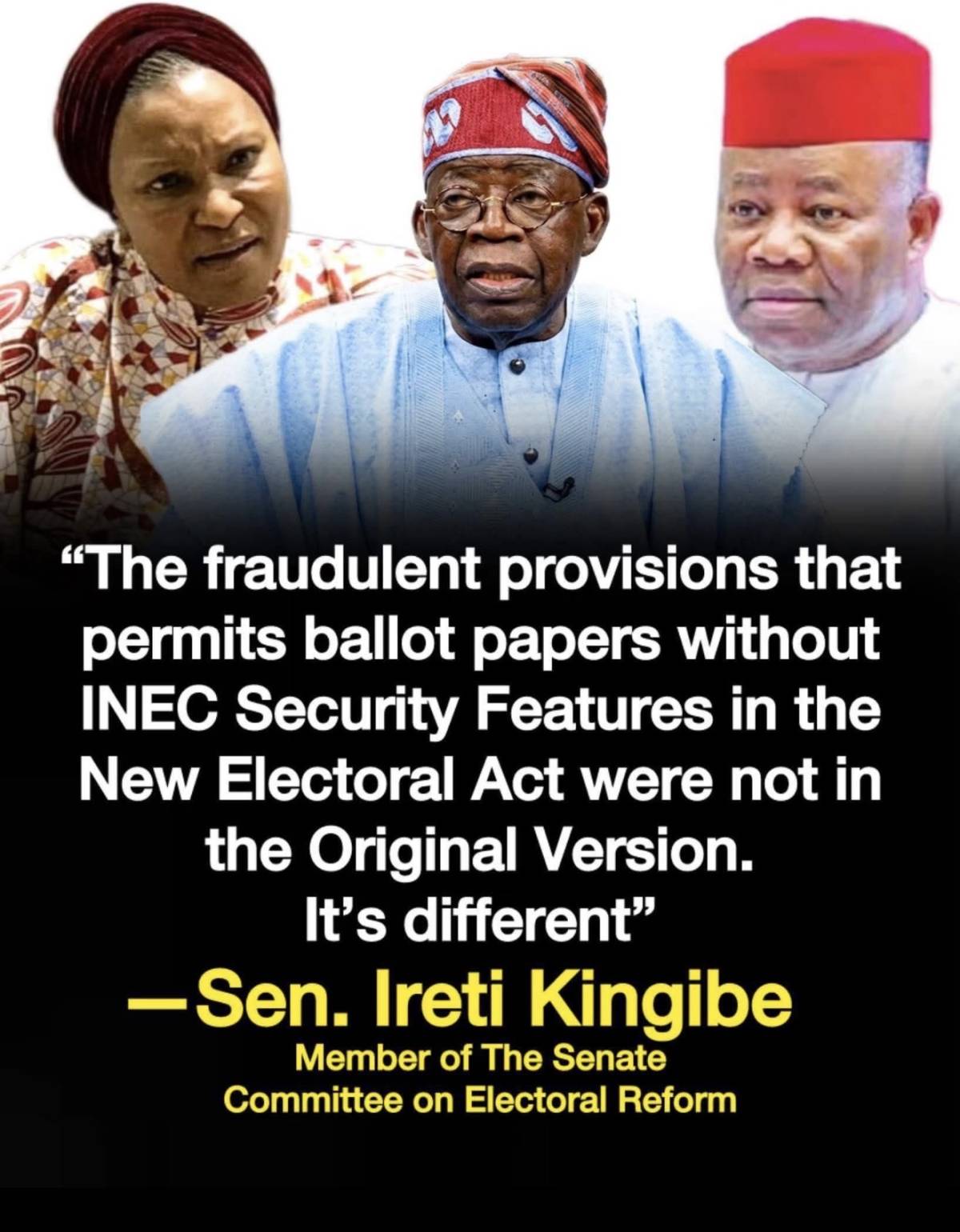 He passed this law and he signed it into law! What is more criminal than this?