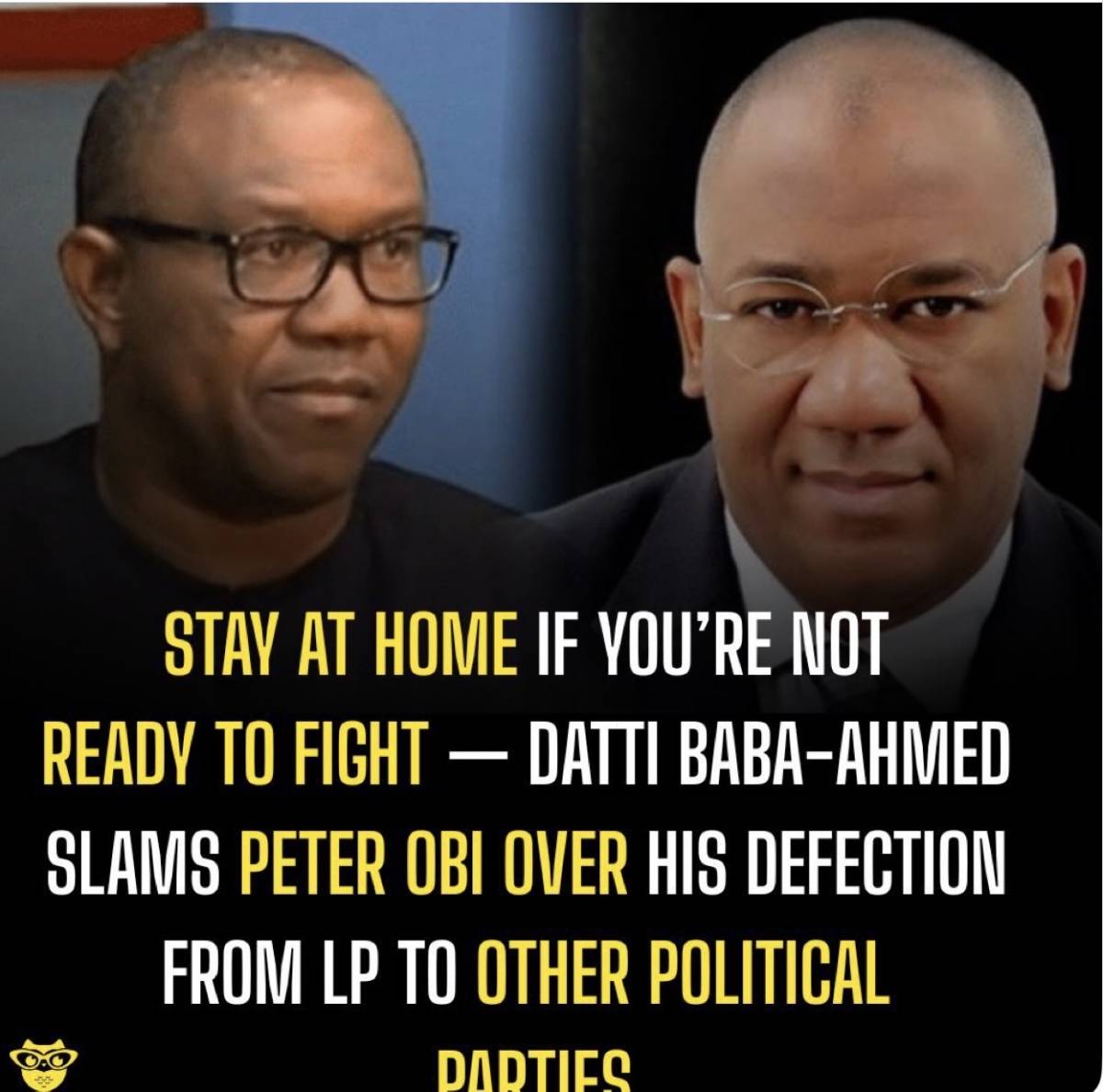 The wisdom to walk away from certain situations is not cowardice, Obi fought the monsters of Anambra...