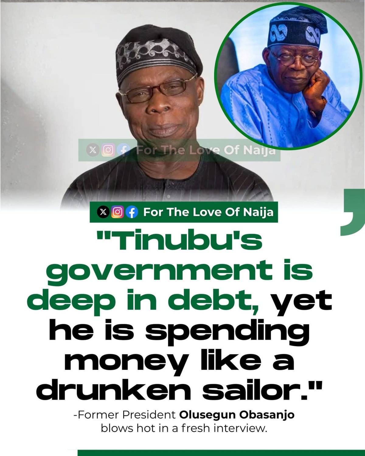 He has borrowed between 2024 to med-2026 N150 trillion without any meaningful impact on Nigeria and...
