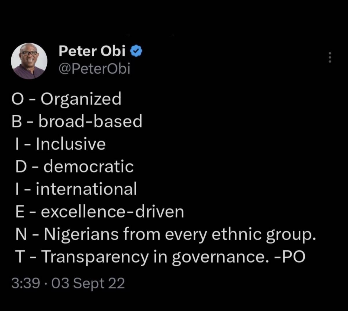 This is the authentic OBIDIENT