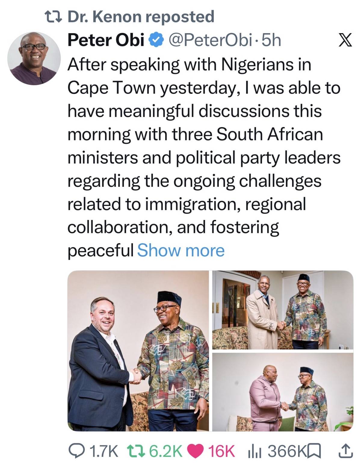 Anyone seeing and reading this: this is presidential and leadership!
A New Nigeria is Possible and...