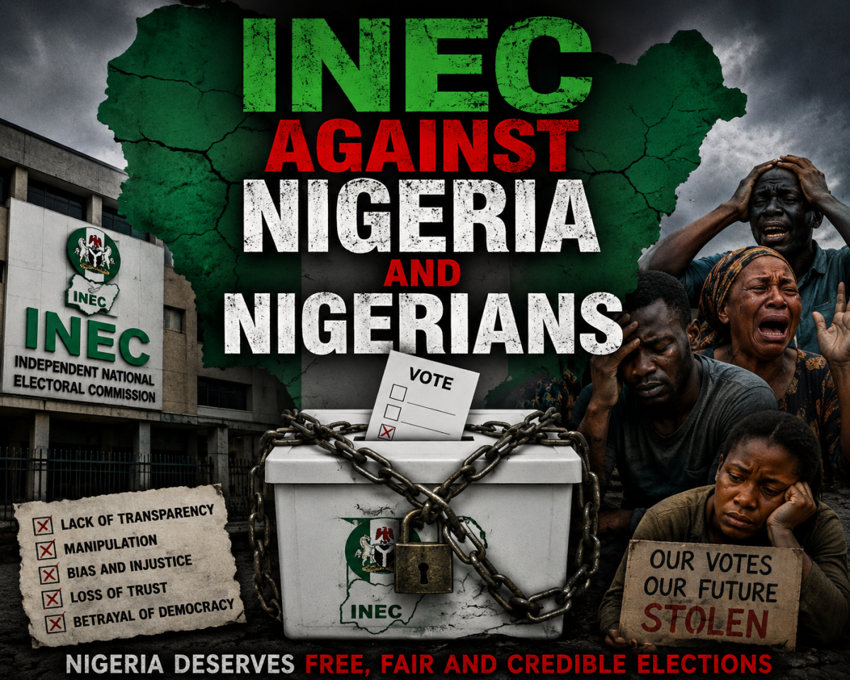 The media is silent about INEC DISENFRANCHIZING AND FRUSTRATING MILLIONS OF NIGERIANS FOR REGISTRATI...