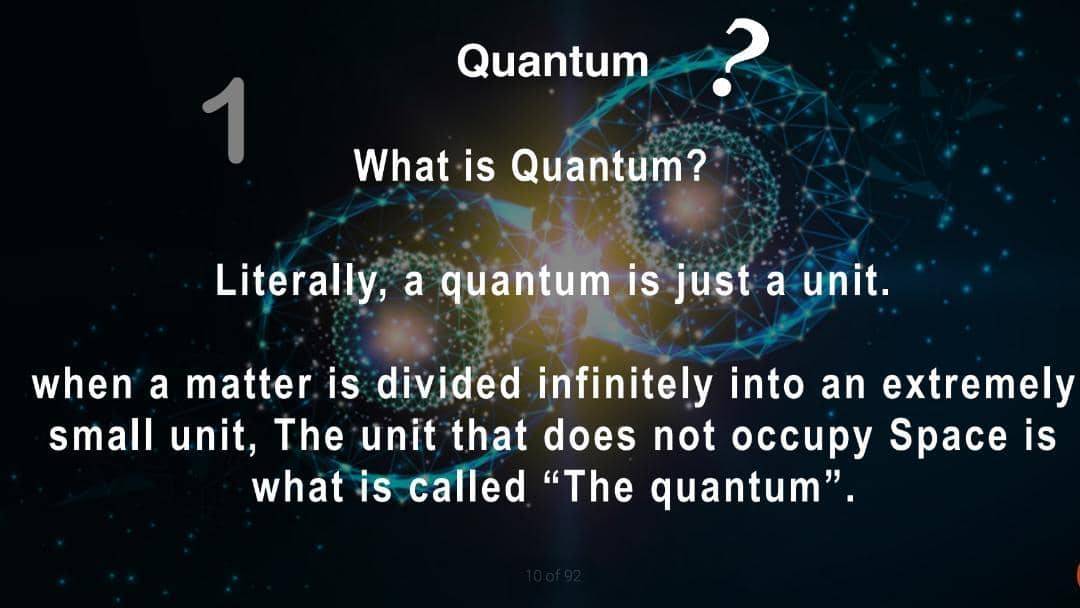 Quantum Energy is a sure solution to ill