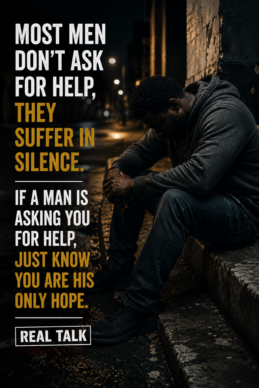 Most Men Suffer in Silence... This Message Could Save a Life | Powerful Motivation
