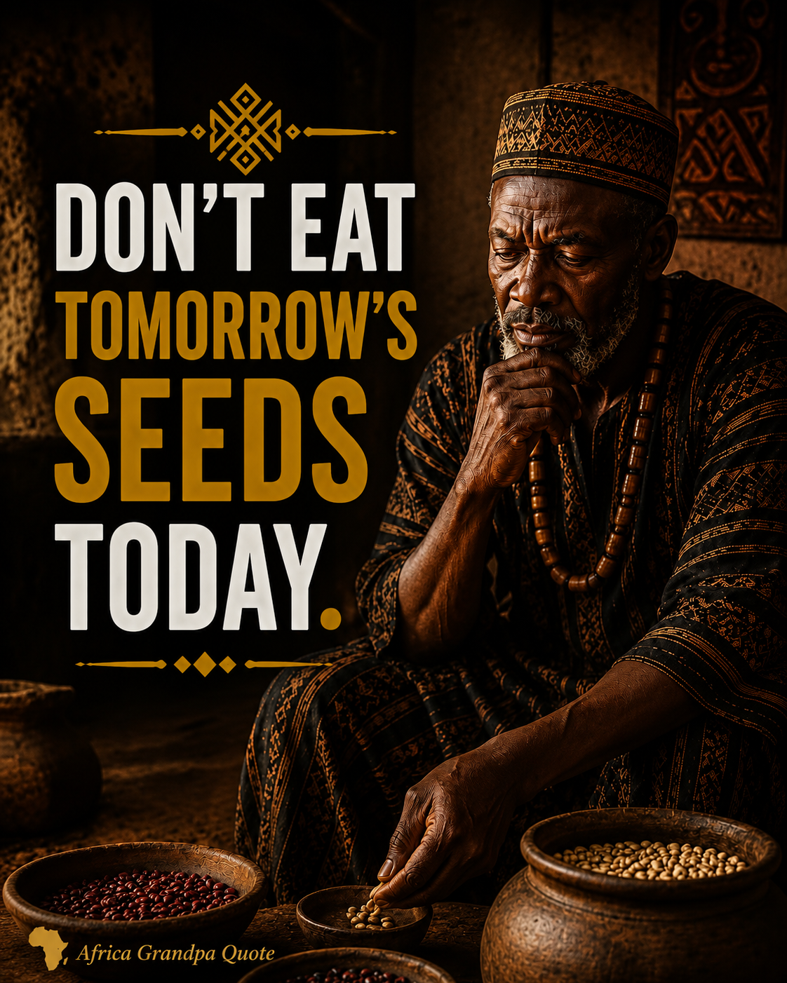 The seeds you consume today may be the harvest you need tomorrow. Every choice you make with your ti...