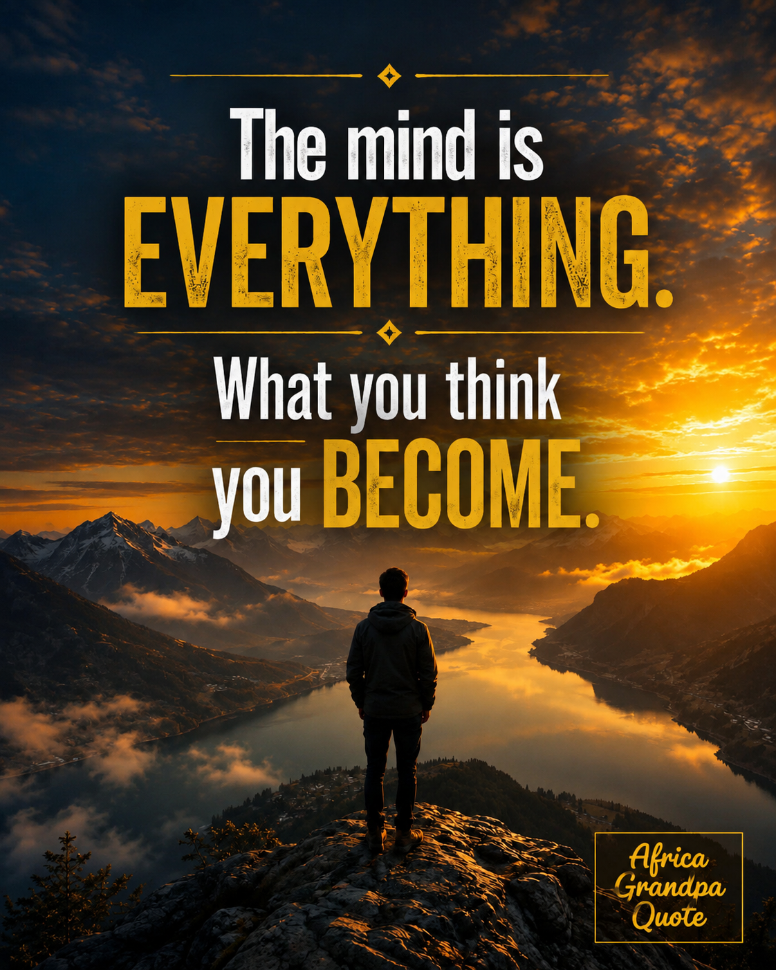 Your mind is the seed of your future. Think positively, stay focused, and never stop believing in th...