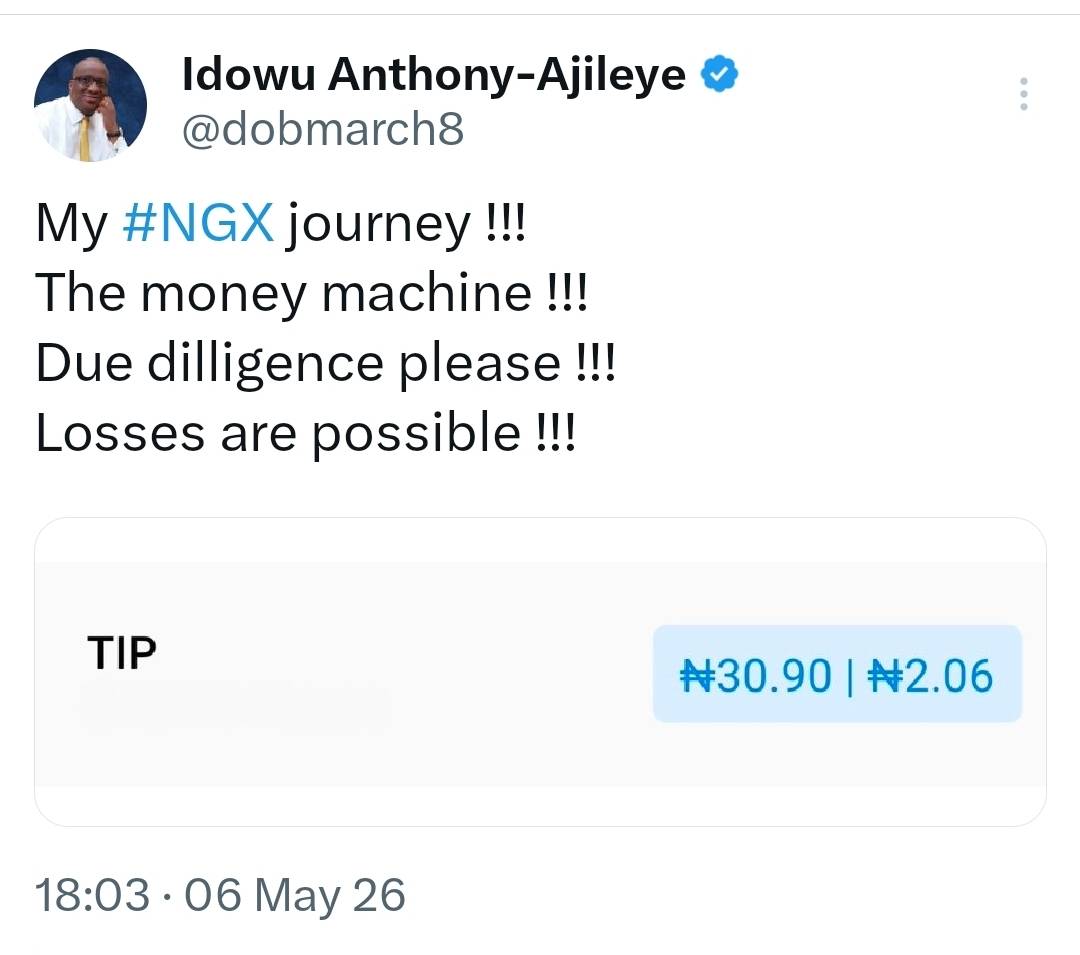 https://x.com/i/status/2052071851979858344
#NGX