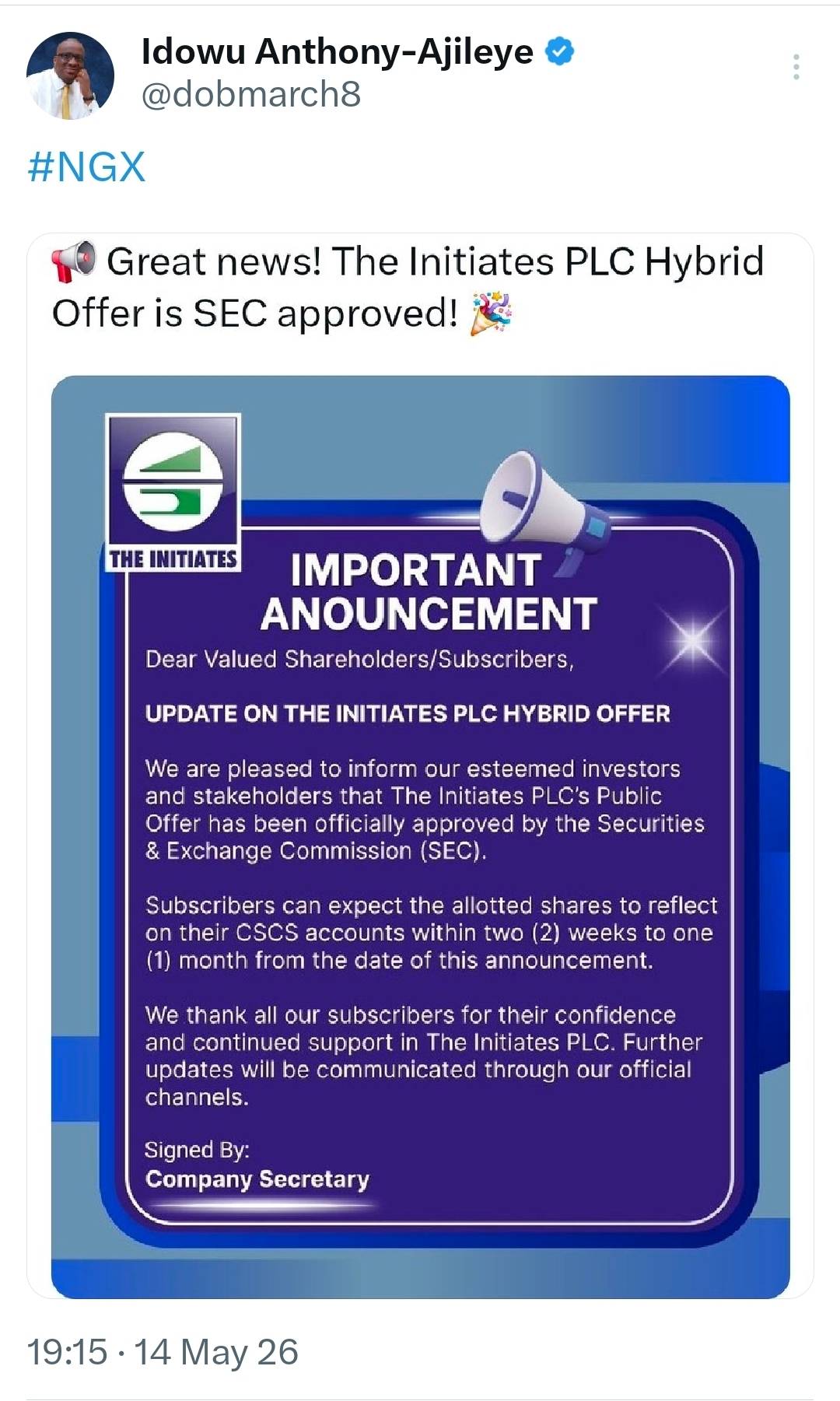https://x.com/i/status/2054988884568617212
#NGX