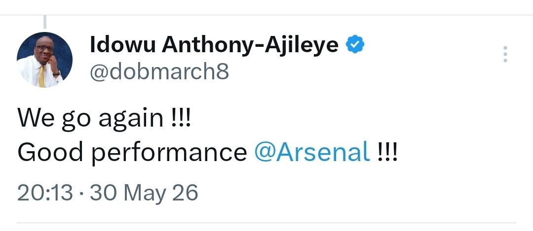 Post by Idowu Anthony-Ajileye