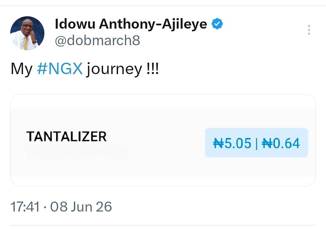 https://x.com/i/status/2064025135170851144
#NGX