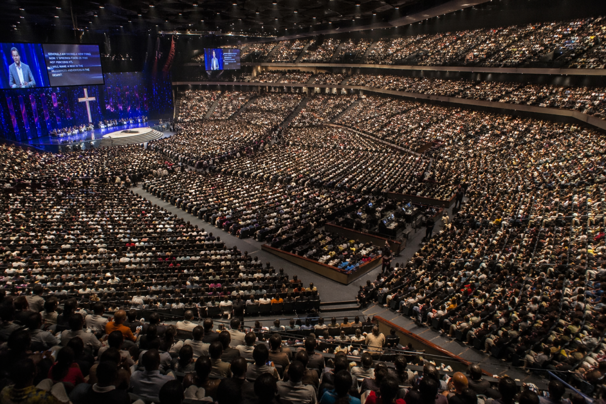 Some Nigerian churches shift from faith to money. Pastors preach giving as a path to wealth, while b...