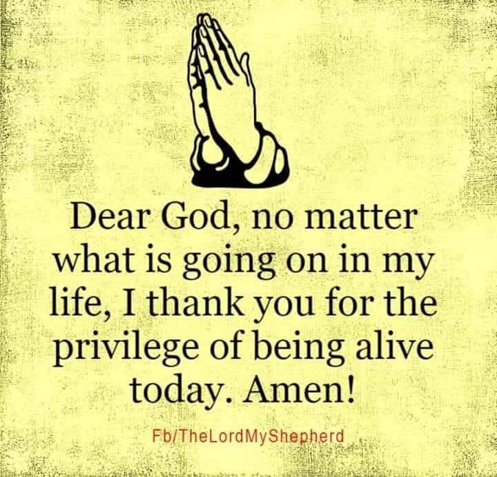 Waking up to see another beautiful day is a privilege, give God the glory ๐