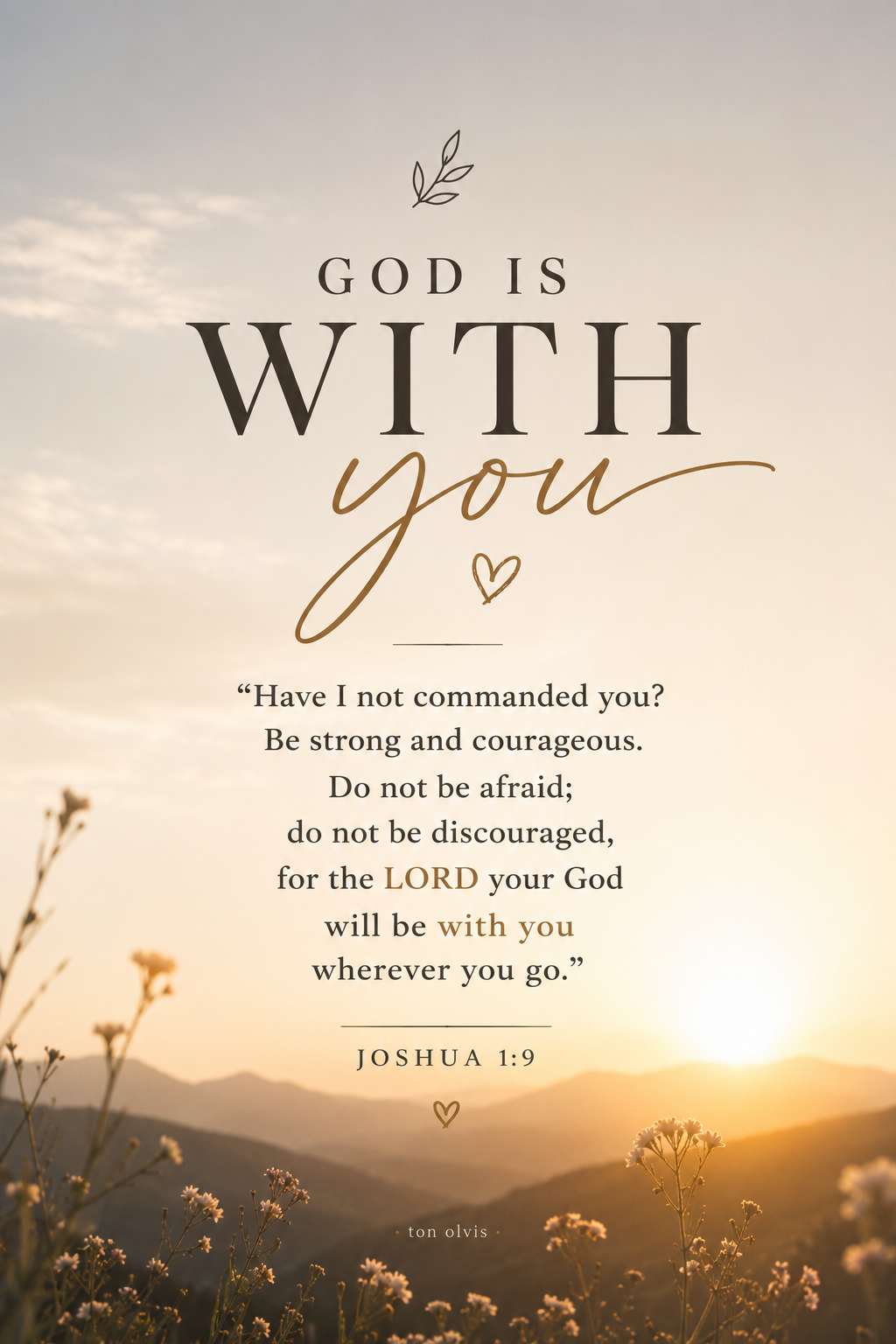 God is with you.
#LekeeLekee #Motivation #bibleverseoftheday