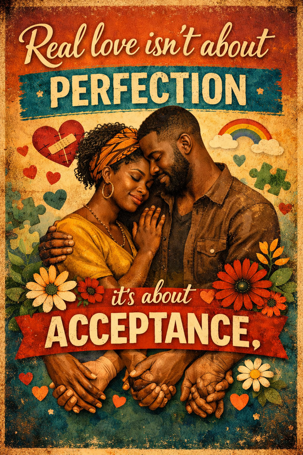 Real love isn’t about perfection, it’s about embracing each other’s flaws and growing together.
#Le...