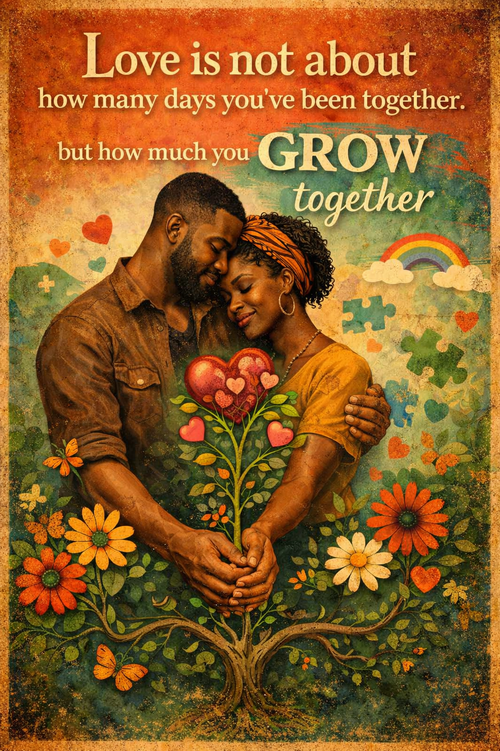 Love isn’t counted in days, but in the roots you grow together.
#LekeeLekee #AfricanLovers
