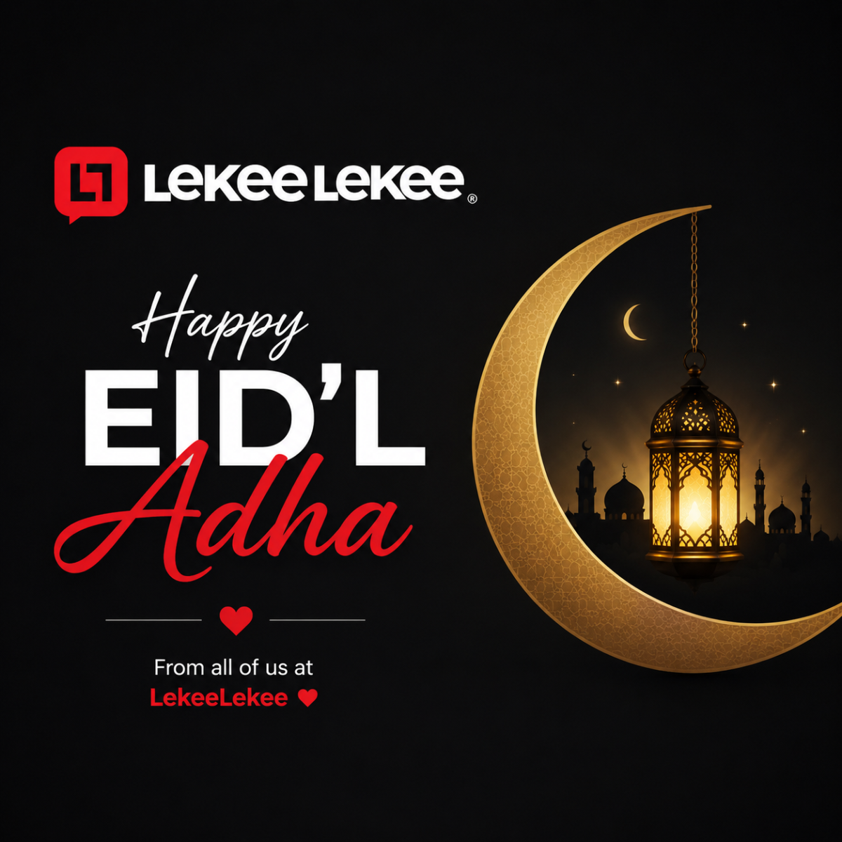 To all our Muslim brothers and sisters around the world, LekeeLekee wishes you a joyful and blessed...