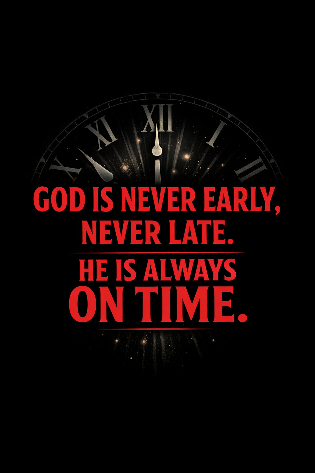 Remember, God’s timing is perfect, never early, never late, always right on time. Happy Sunday to a...