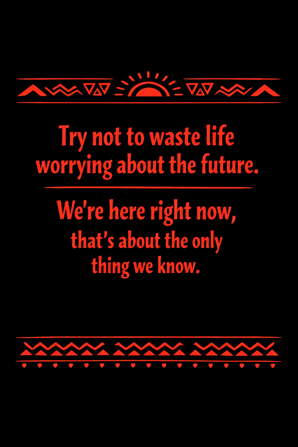 The present is all we truly hold, embrace it, live it, and let tomorrow wait.
#LekeeLekee #LifeLesso...