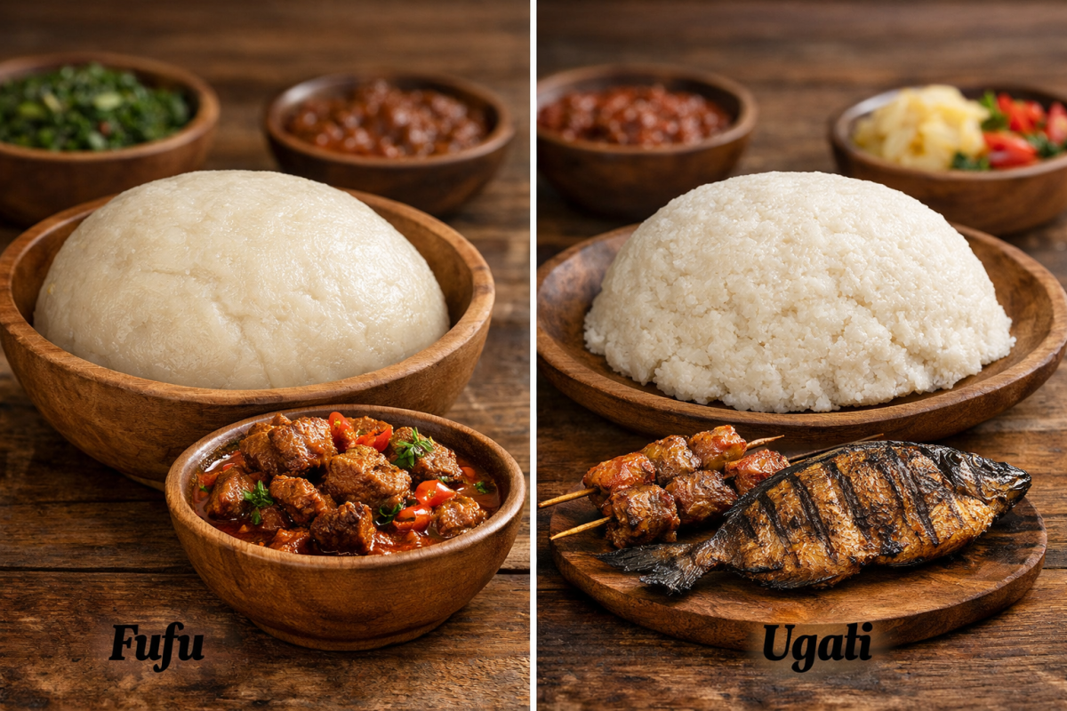 Real taste, real culture, Fufu or Ugali?
Fufu — smooth, slightly sticky, and perfect with spicy so...