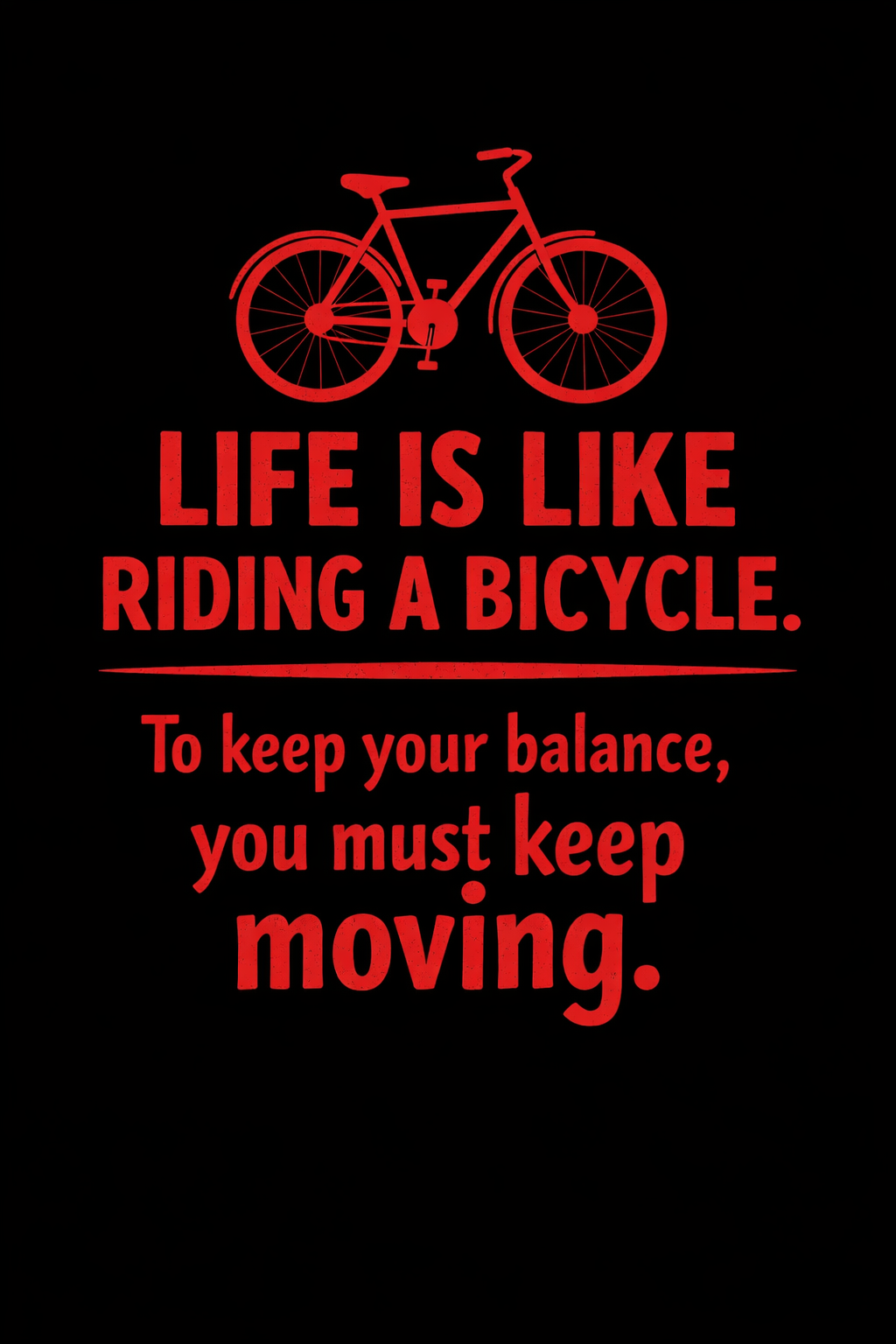 Keep rolling through life, balance comes from motion, not standing still.
#LekeeLekee #LifeLessons