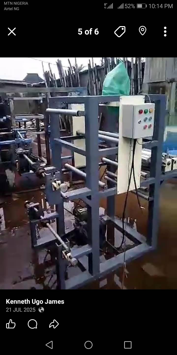We fabricate sachet water nylon printing machine of any kind either rubber or cylinder printing mach...