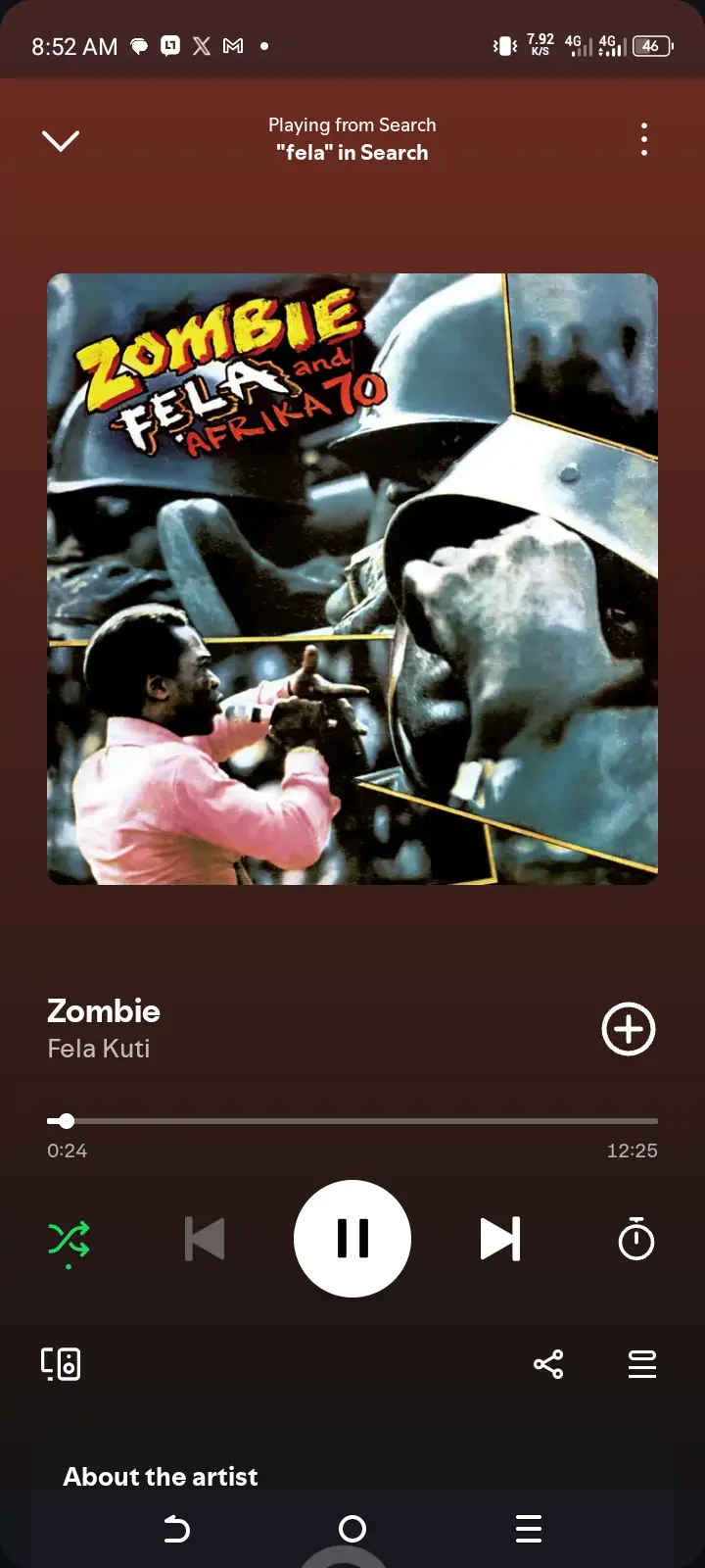 If you dey listen to fela kuti songs you go make heaven no doubt💯