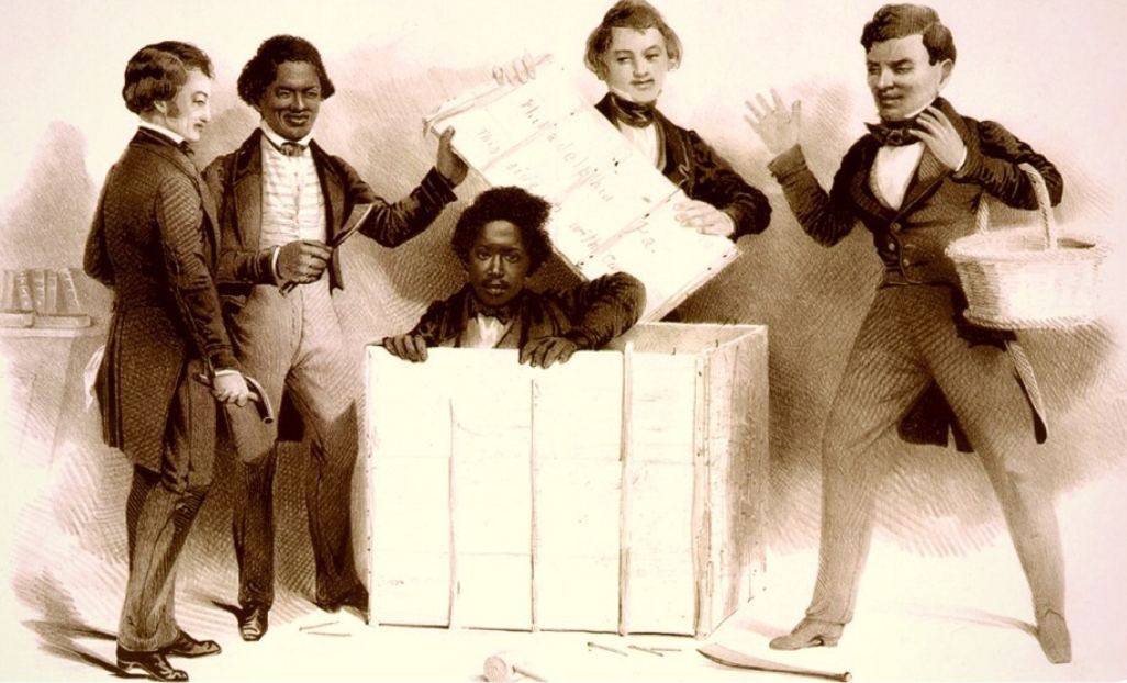 In 1849, enslaved American Henry Brown packed himself in a box and mailed himself to a state where s...