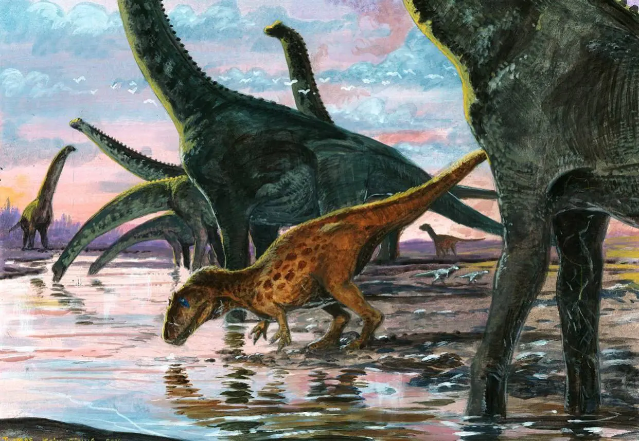 The water you drink is older than the solar system. And most of the drinking water went through dino...