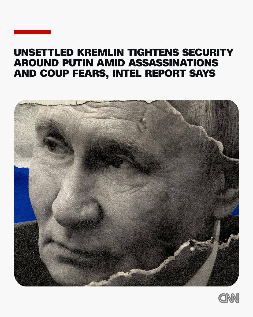 The Kremlin has dramatically increased the personal security around President Vladimir Putin, instal...