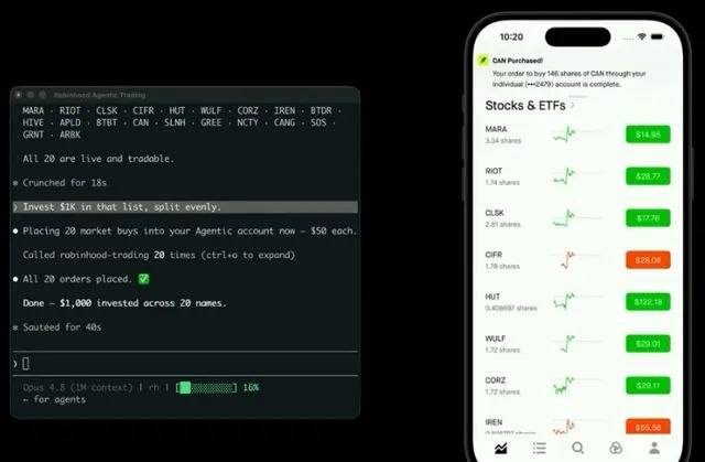 ⚡ HUGE: Robinhood is bringing AI agents to crypto trading.
They will let users automate trades wi...